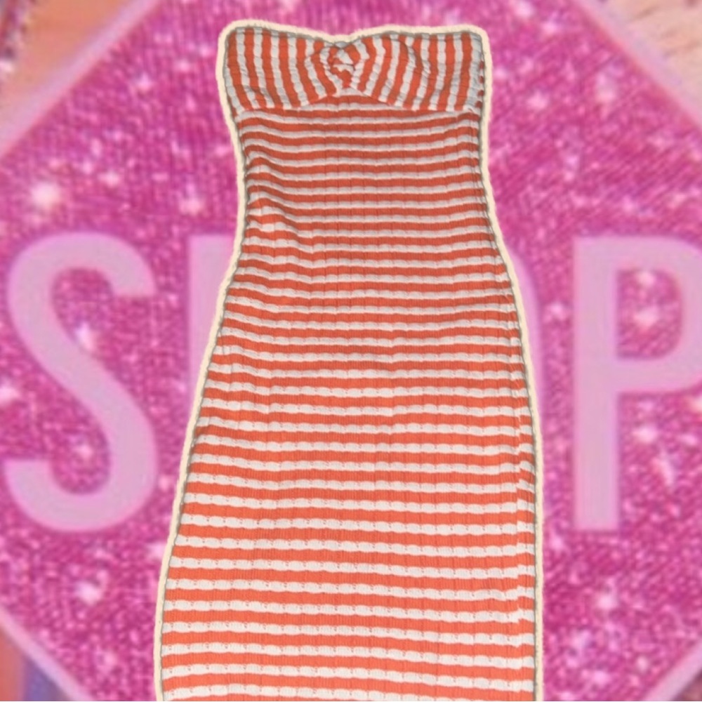 Strapless summer dress ☀️